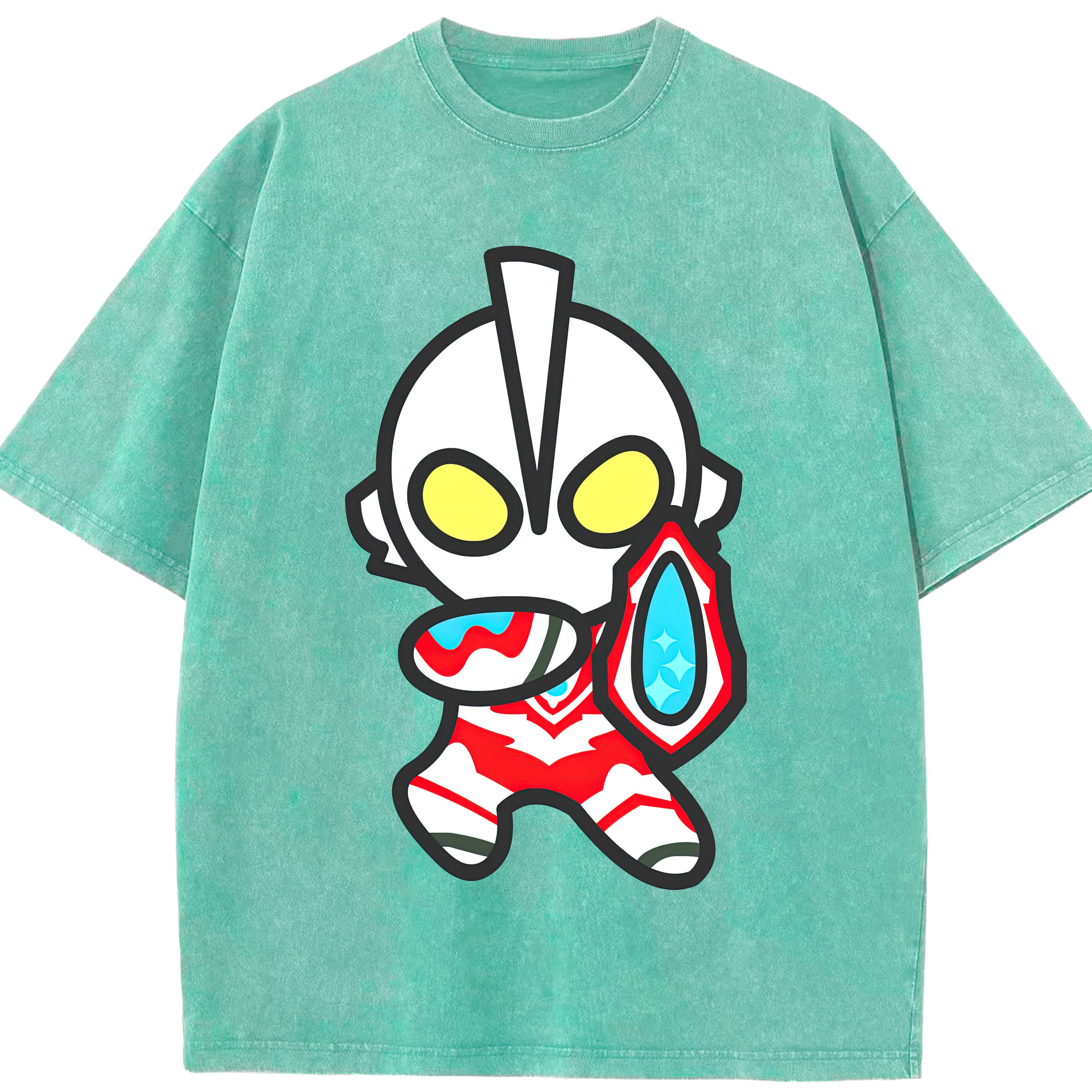 （画像用） ウルトラマン Ultraman 綿100% ヴィンテージ風 半袖Tシャツ（フロントプリント）